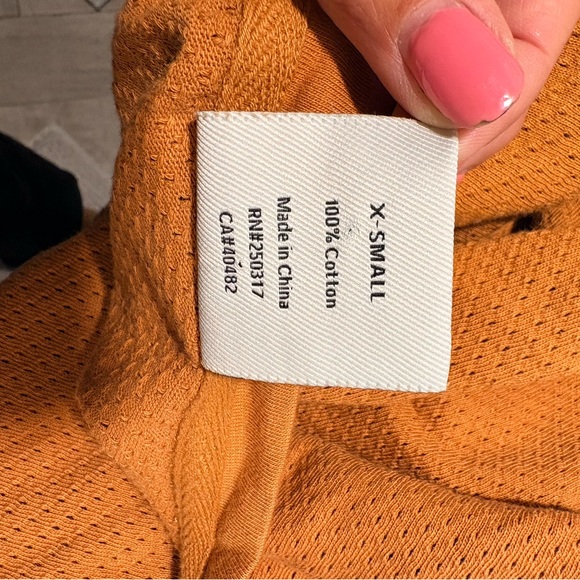 Varley Bexley boxy crop T-Shirt pumpkin XS - Picture 8 of 8